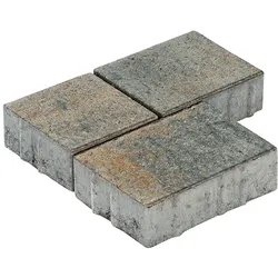 Diephaus Pflastersteine VIA PLAZA Mehrformat 45 Stück Muschelkalk