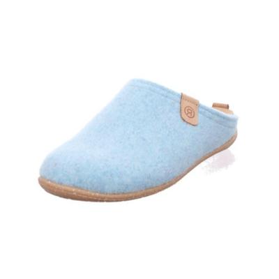 Hausschuh ROHDE "Rohde Hausschuhe Filz", Damen, Gr. 38, türkis, Filz, Schuhe Hausschuh