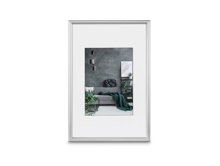 Bilderrahmen HAMA Detroit 1 , silber (silberfarben), B:24cm H:30cm, Aluminium, Glas, Bilderrahmen, Bilderrahmen