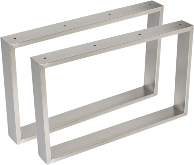 B2B Partner Podstawa do stołu STIFF, 680 x 420 mm, nierdzewna