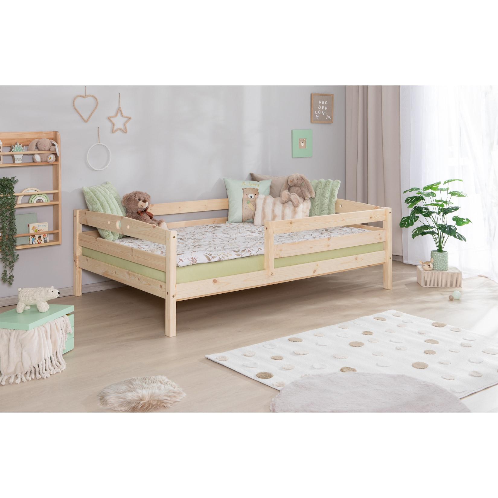 TiCAA Einzelbett „Eli“, Kinderbett, Jugendbett, Schlafzimmer, Kinderzimmer
