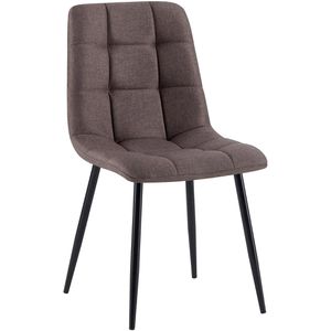CLP Esszimmerstuhl Antibes, 322709, Stoff, braun