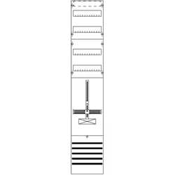 Striebel & John, Verteilerschrank Zubehör, Striebel&John Zählerfeld FD19E