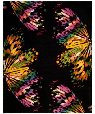 SAFAVIEH Fiesta Shag Autumn Abstract Rug