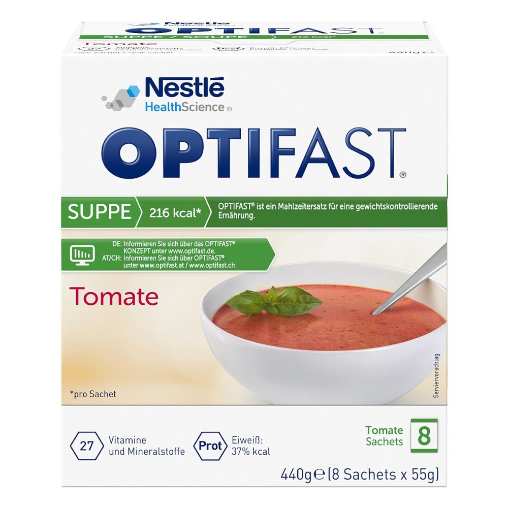 Nestle Health Science (Deutschland) GmbH Optifast Home Suppe Tomate Pulver 10267879