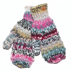 Fuza Wool of Denmark Damen Queen Fäustlinge - STK - multi unica