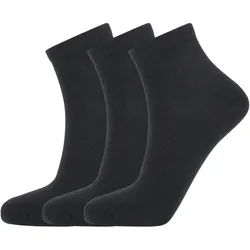 3er Pack ENDURANCE Mallorca Quarter Socken 1001 - black 43-46