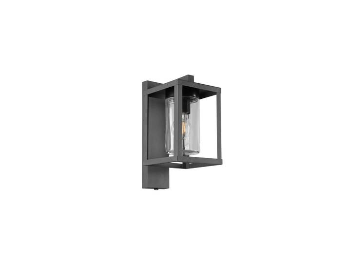 Aussenwandleuchte Lunga, Anthrazit, Metall, 16x33x22.5 cm, Lampen & Leuchten, Außenbeleuchtung, Außenleuchten