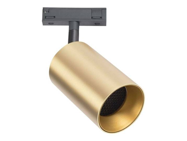 Designline Tube PRO Schienenspot messing GU10 - Antidark - Wohnzimmer - Metall