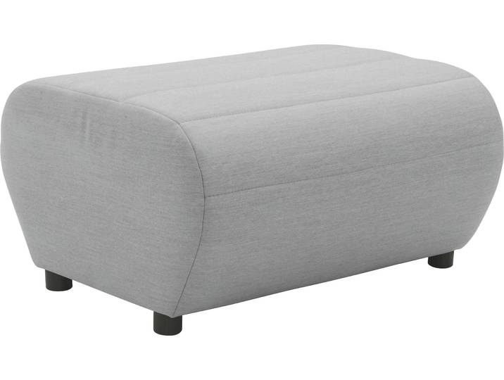 Polsterhocker DOMO COLLECTION Soleil, pflegeleichter und wetterfester Bezug , silber, B:73cm H:40cm T:63cm, witterungsbeständig, Hocker, Polsterhocker, Outdoor, besonderes Design und Formgebung