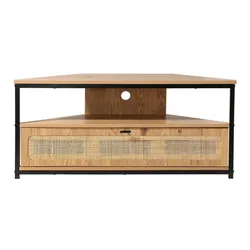 ECK-TV-MÖBEL 1 tür mit rattan-geflecht jaya 30/45/100 cm