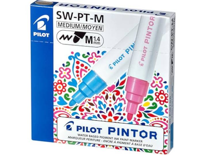 Pilot pigmentmarker Pintor, fijn M wit