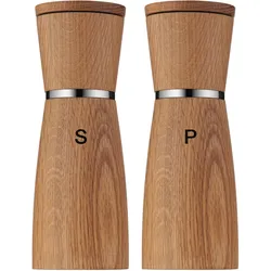 WMF Salz-/ Pfeffermühlen-Set 2-teilig Ceramill® Nature - braun