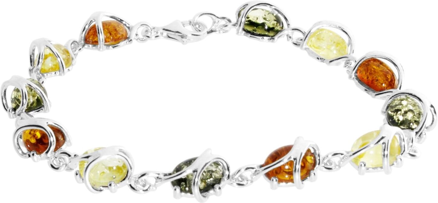 Armband OSTSEE-SCHMUCK "Ostsee-Schmuck Armband Alva Armband Alva", silber (weiß, neutral), Armbänder, Damen, 19cm, Silber 925 (Sterlingsilber), Armband