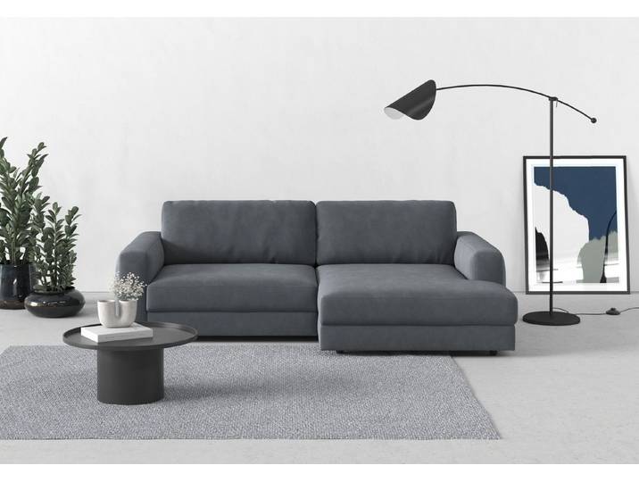 TRENDMANUFAKTUR Ecksofa Bourbon Mega_Ecke mit tollem Sitzkomfort, Breite 250cm, L-Form, mit extra hohem Sitzkomfort, auch in Cord erhältlich