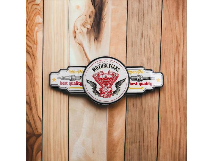 Plaque Mural American Motorcycles
