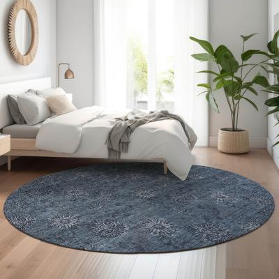 Addison Rugs Premium Washable Super Soft Floral Imprint Mayfield Rug