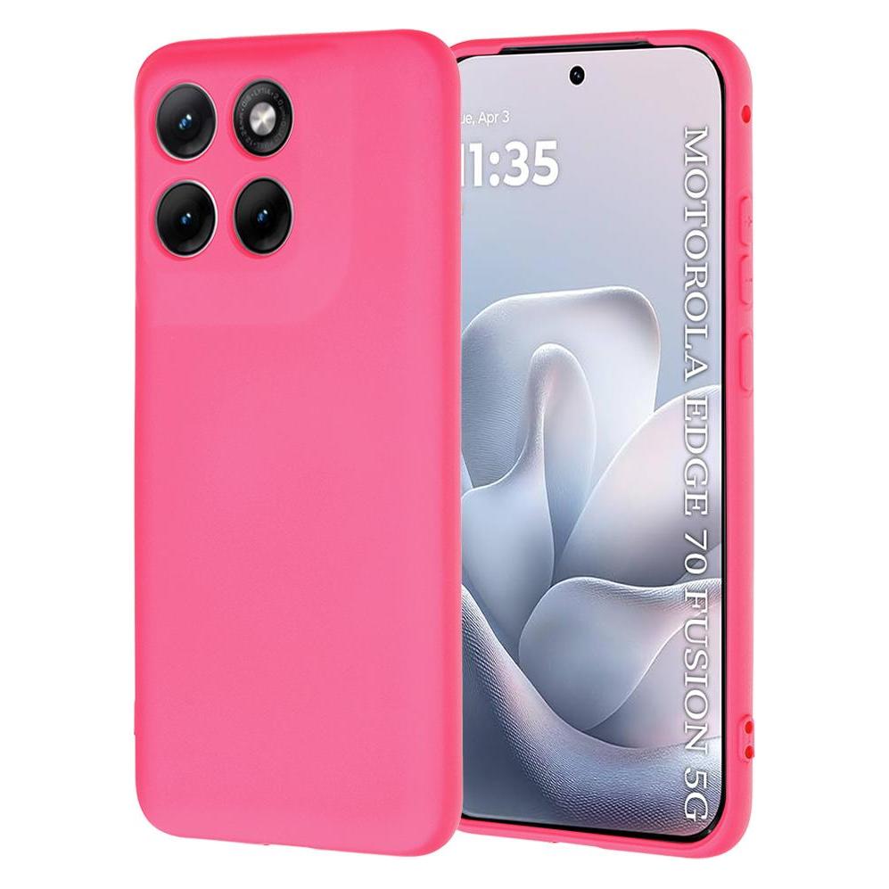 Techsuit - SoftFlex - Motorola Edge 70 Fusion - Hot Pink (Motorola Edge 70 Fusion) (69639470)