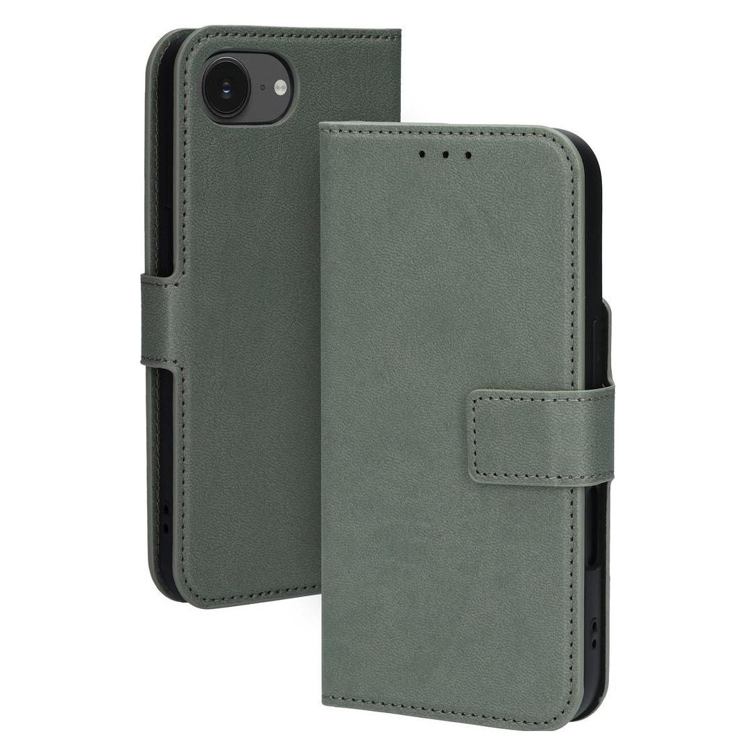 Mobiparts Classic Wallet Case Apple iPhone 16e Stone Green (MagSafe Compatible) (Apple iPhone 16e) (128831)