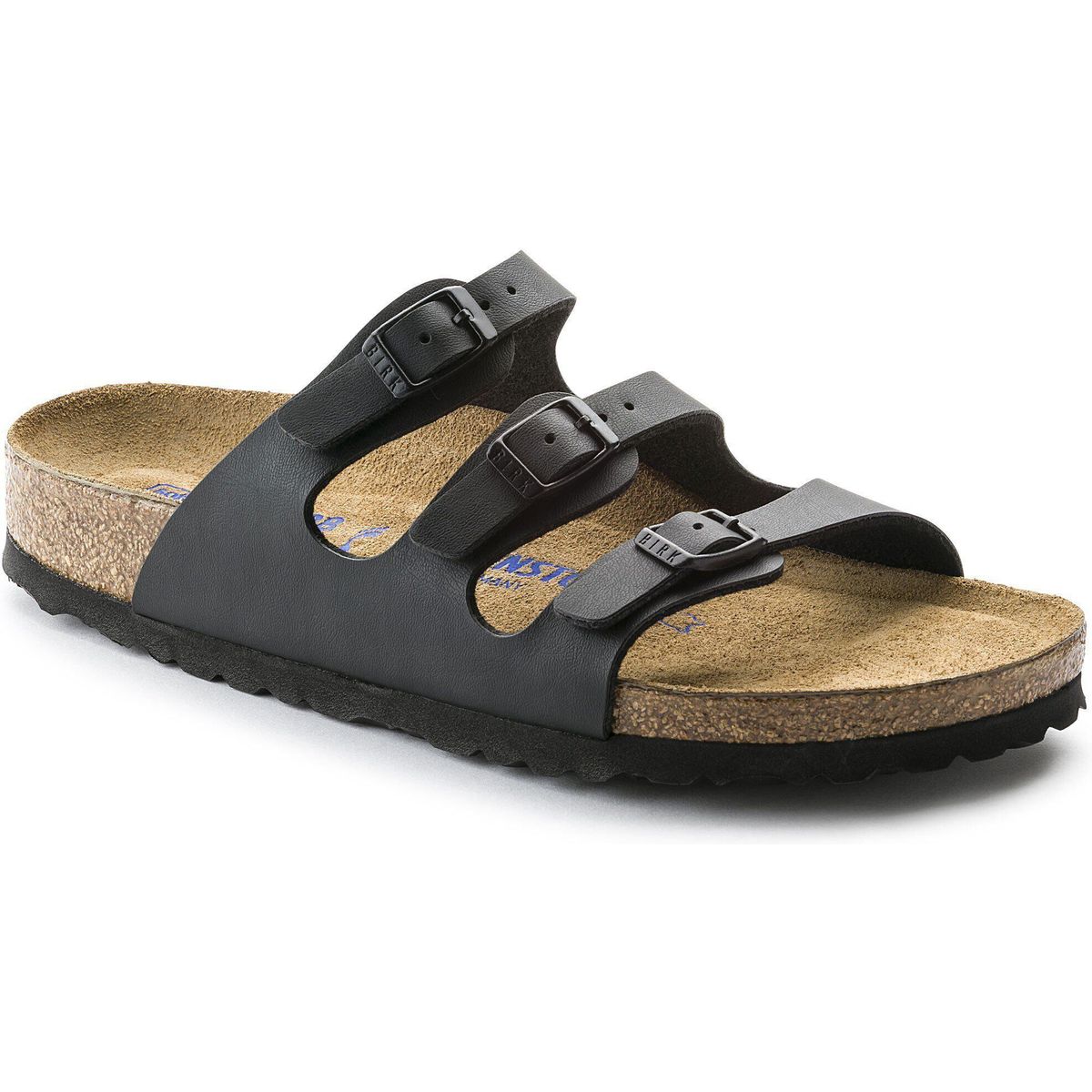 Birkenstock Florida Soft Footbed Birko-flor Women black (1) Normal 38 53011-1-38