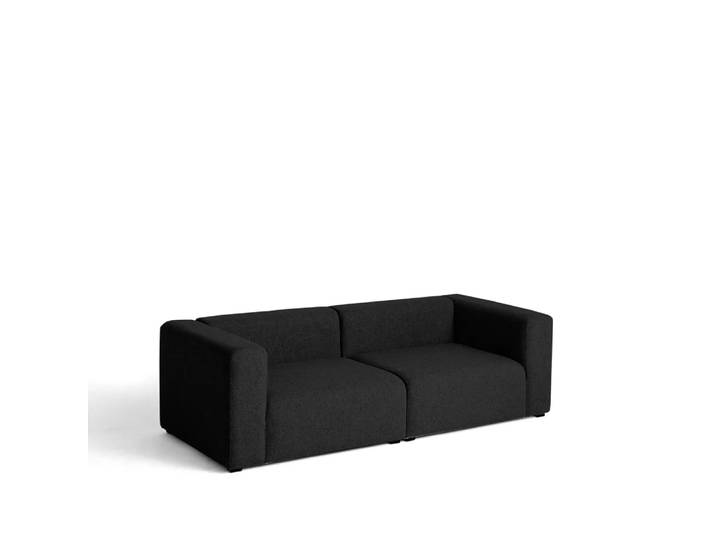 HAY Mags 2,5-Sitzer Sofa Stoff Hallingdal 65 190 schwarz