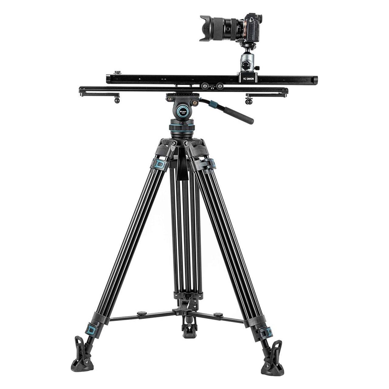 Fotopro Heavy Duty Fluid Head Video Tripod DV 5A (Metall) (D279571)