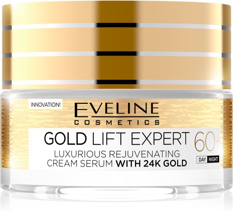 Eveline Cosmetics Gold Lift Expert Tages - und Nachtcreme 60+ mit Verjüngungs-Effekt 50 ml