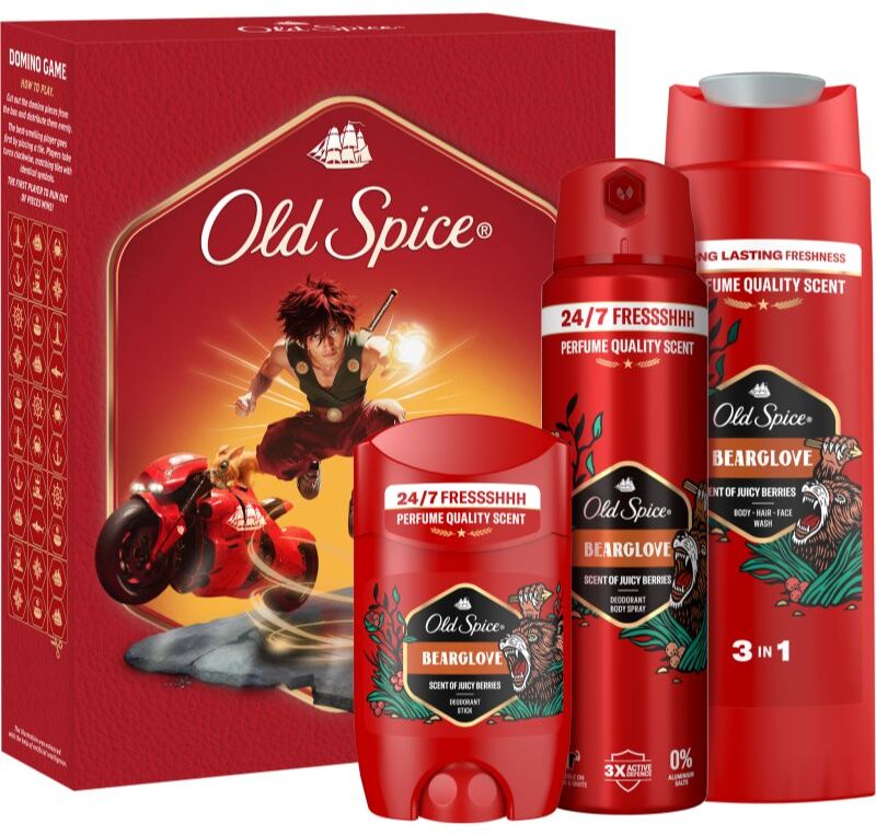 Old Spice Bearglove Anime coffret cadeau