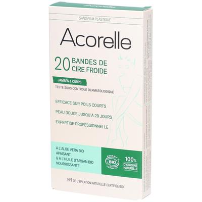 Acorelle BD Cire Froid Corp BIO 20 1 St Streifen