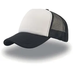 Atlantis Unisex 5-Panel Mesh Kappe Netz Cap RAPP white/black/black one size