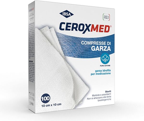 Nova Argentia Ceroxmed Compresse Garza 10 X 10 100 Pezzi