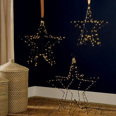 "Pre-Lit Foldable Star - 24"" - Grandin Road"