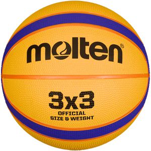 Molten Basketball B33T2000, indoor & outdoor, Größe 6, orange/blau, 650 Gramm, Trainingsball