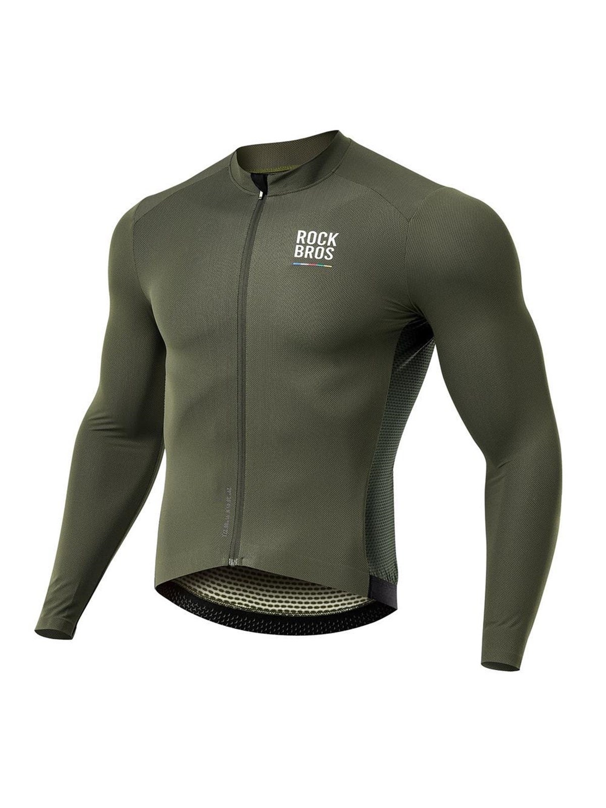 Rockbros 15220003002 ROAD TO SKY men's long sleeve cycling jersey S - green