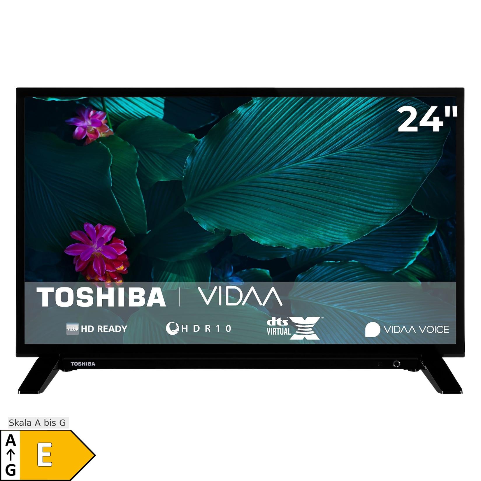 Toshiba 24WV2F63DAZ Fernseher 24 Zoll Smart TV VIDAA HD-ready HDR TV mit Triple-Tuner, LED TV (2026)