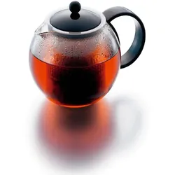 bodum Teebereiter Assam 1000 ml Glas Schwarz