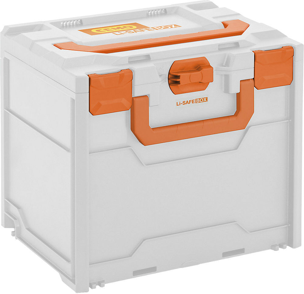 Akku-Systembrandschutzbox Li-SAFE, für Lagerung und Transport, Modell 3-S, LxBxH 400 x 300 x 340 mm, ab 2 Stk CEMO
