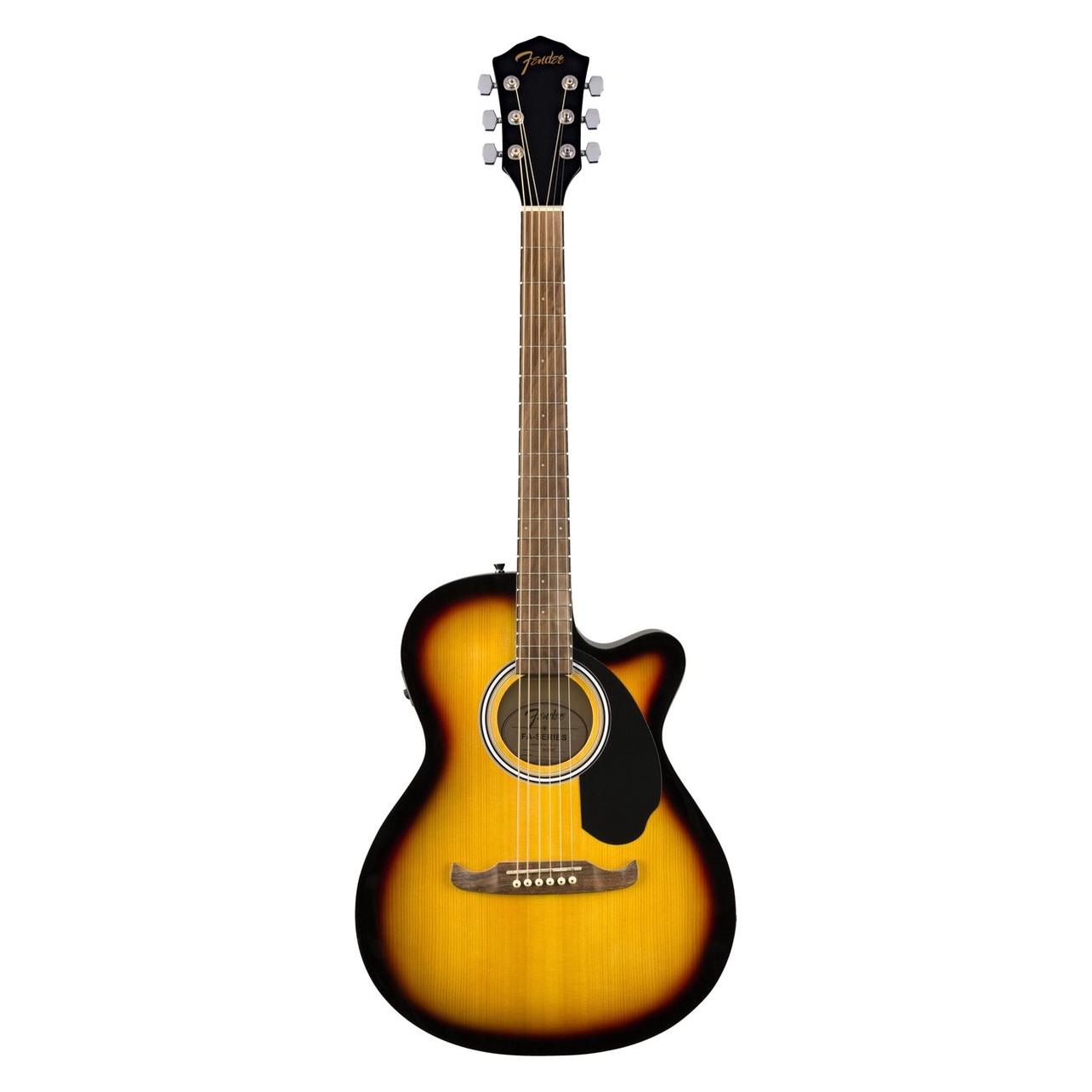 Fender FA-135CE Concert Sunburst WN elektrisch-akoestische westerngitaar (Konzertgitarre, Fichte, Lindenholz, Nussbaum) (971253532)