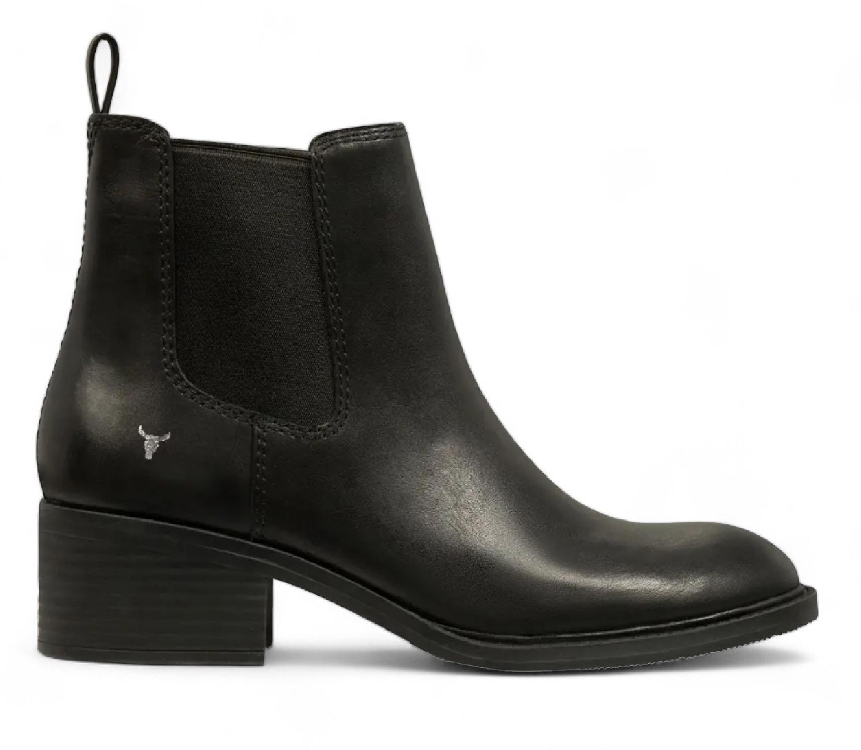 Windsor Smith – Schwarze klassische Chelsea-Boots aus Leder – Ersetzen