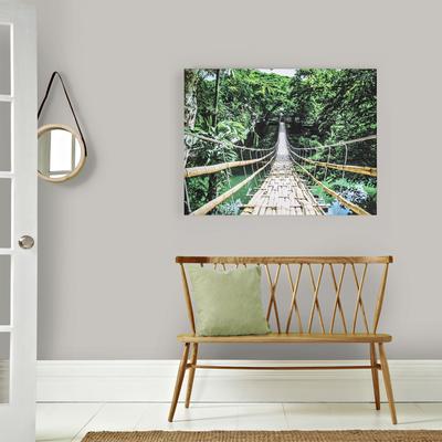 Leinwandbild ART FOR THE HOME "Classique Jungle", grün (farbe bild(er): grün), Pflanzen, Bilder, Leinwandbild, 100x75cm