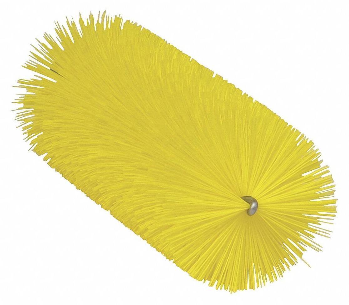 Vikan reinigingsborstel met schroefdraad, roze, 75,4 cm