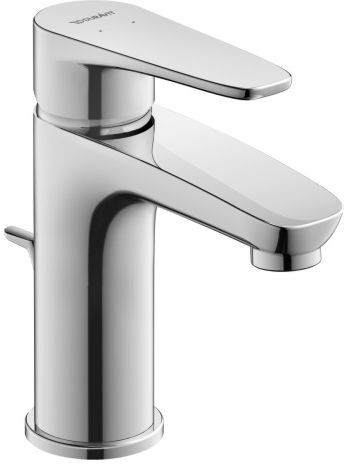 Duravit B.1 S Waschtischarmatur B11010001010 chrom, mit Ablaufgarnitur, Ausladung 101mm