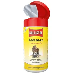 Ballistol Animal Pflegetücher Spenderbox 28 St