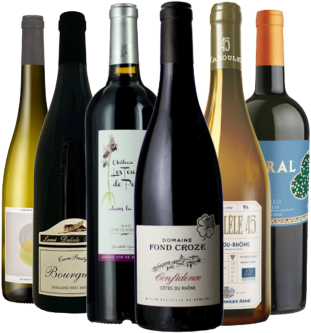 Vinatis Weinpaket - Biowein - Vielfalt aus aller Welt -  6 Fl. - 4.5L
