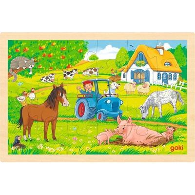 Einlegepuzzle Bauernhof