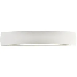 ACB Gips-Wandleuchte ALBA 16/3386-53, Up & Down, 53cm, 2x E14 max. 15W, überstreichbar, weiß ACB-A33863B