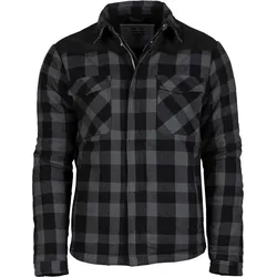 Mil-Tec Holzfäller, Textiljacke - Schwarz/Grau - M