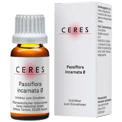 Ceres Passiflora incarnata Urtinktur 20 ml Tropfen