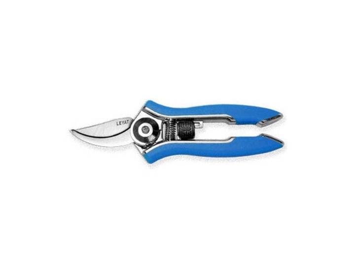 Gartenschere Samen Mauser Happy Line LEYAT mit gebogener Klinge , blau, Scheren, Gartenschere