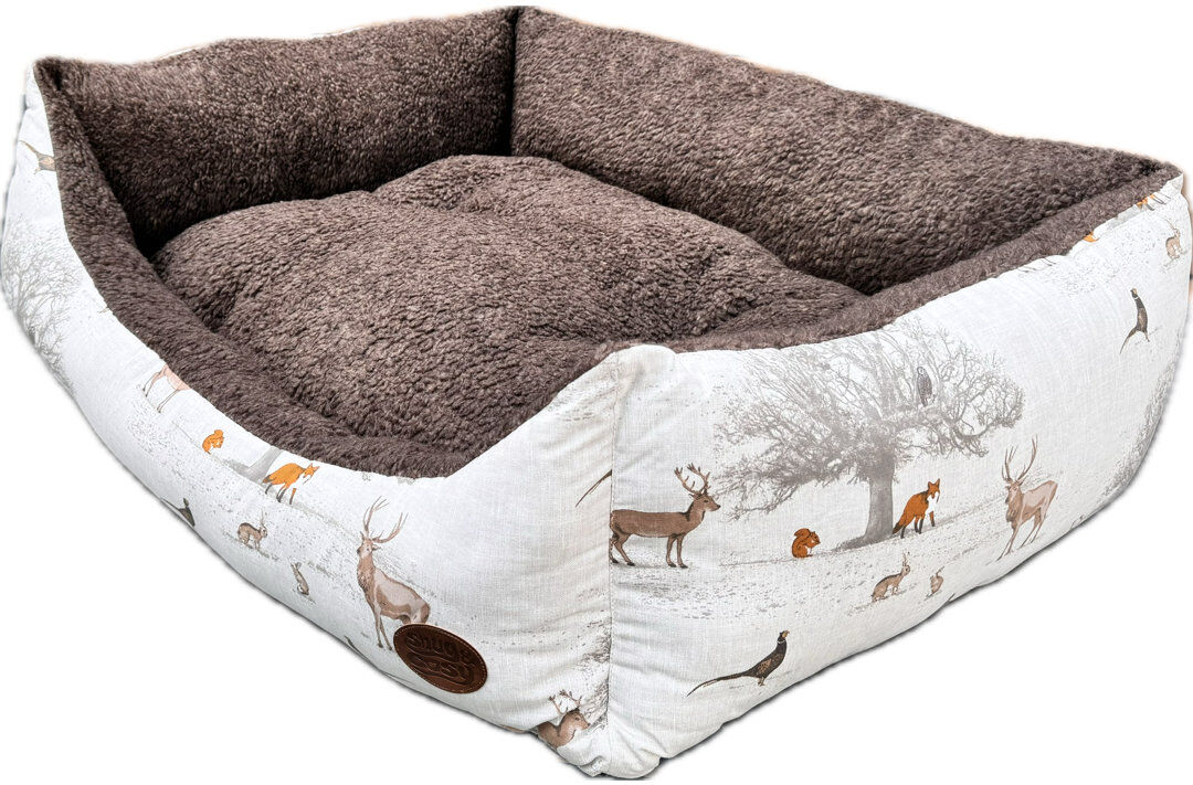 Fleur De Lis Living Peru Animal Print Pet Bed Gray 11cm H x 27cm W x 22cm D